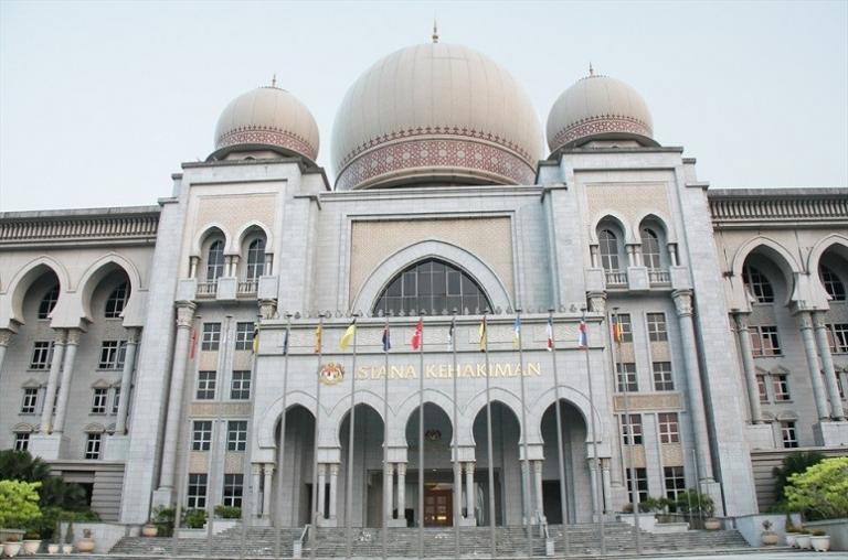 Putrajayan oikeustalo Malesiassa.