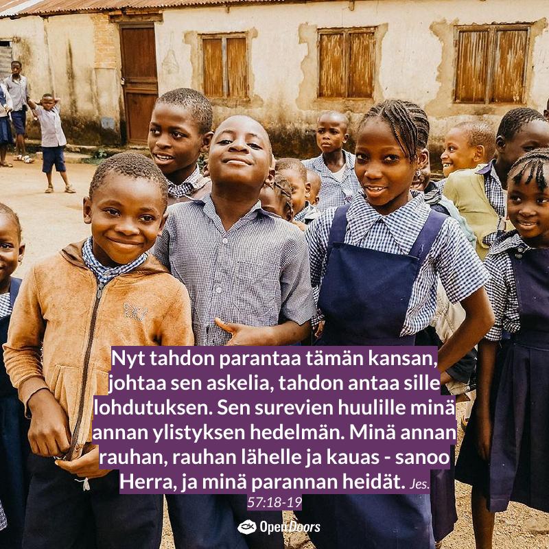 Nigeria rukous | Open Doors Finland