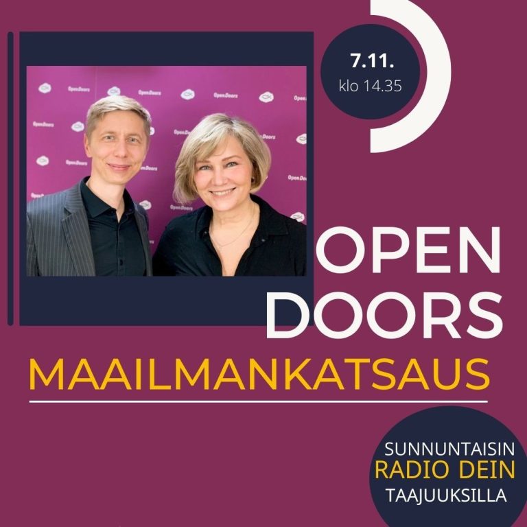 Open Doors Maailmankatsaus: Eija-Riitta Korhola ja vainotut kristityt