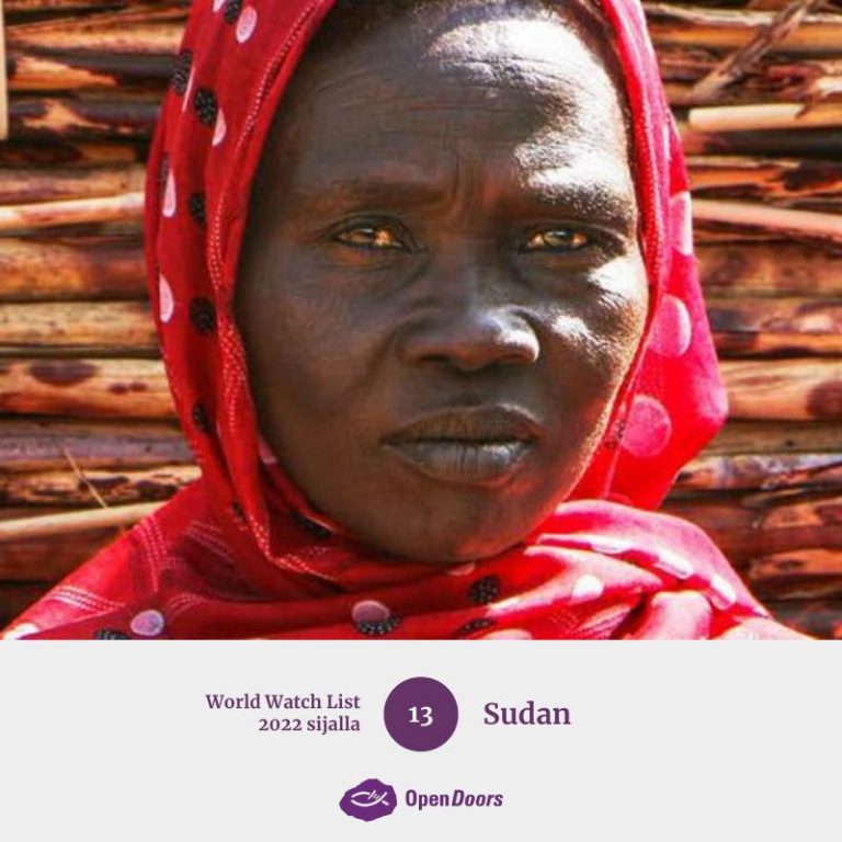 Rukoushaastekuva maan puolesta: World Watch List 2022 sijalla 13: Sudan