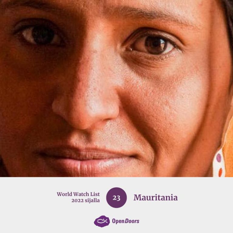 Rukoushaastekuva maan puolesta: World Watch List 2022 sijalla 23: Mauritania