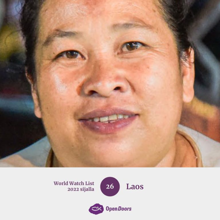 Rukoushaastekuva maan puolesta: World Watch List 2022 sijalla 26: Laos