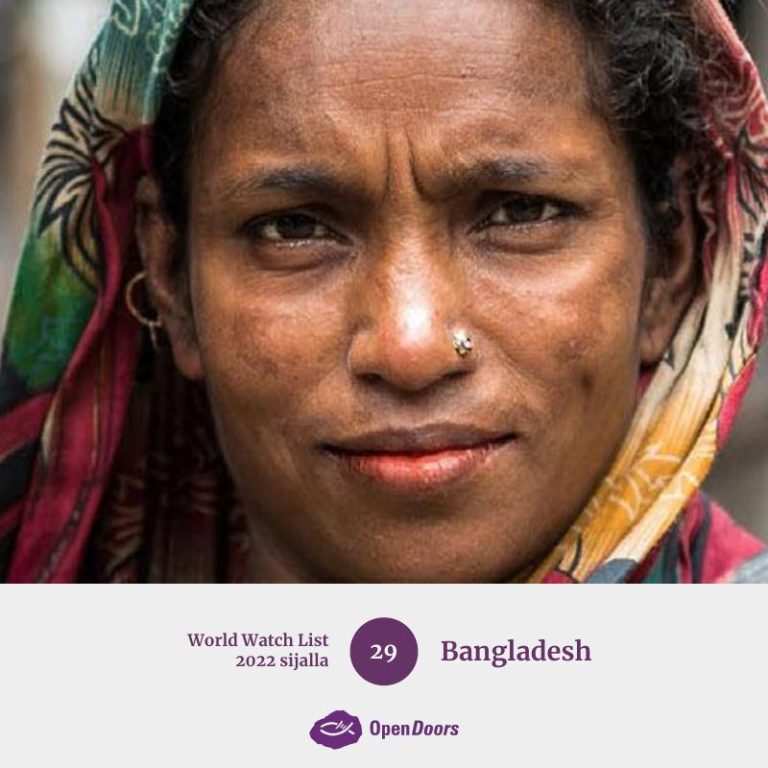 Rukoushaastekuva maan puolesta: World Watch List 2022 sijalla 29: Bangladesh