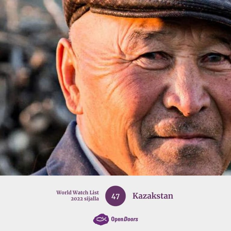 Rukoushaastekuva maan puolesta: World Watch List 2022 sijalla 47: Kazakstan