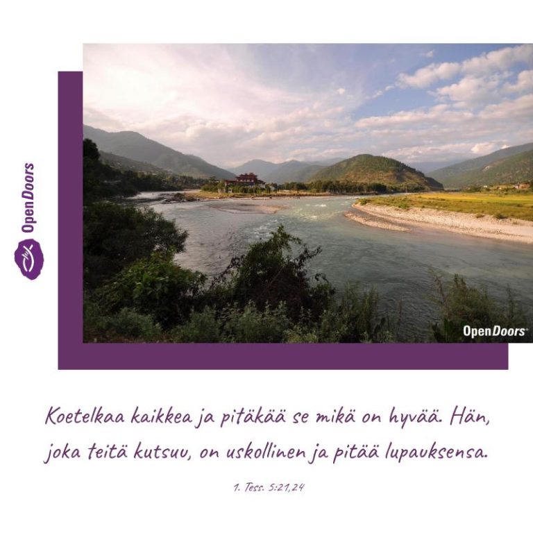 Bhutan rukous 1. Tess. 5:21,24