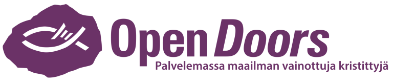 ODFI Logo ja OpenDoors-teksti sloganilla vaaka
