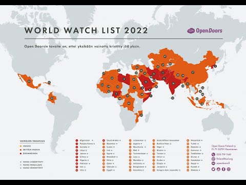 Julkaisutilaisuus World Watch List 2023 -vainoraportti