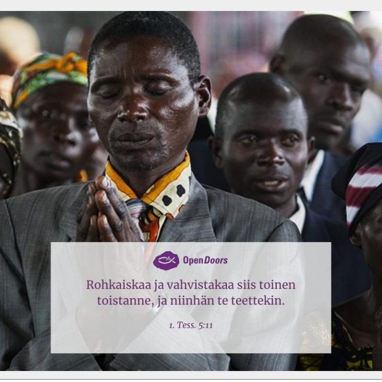 Kongon demokraattinen tasavalta rukous 1. Tess. 5:11