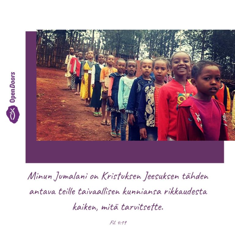 Etiopia rukous Fil. 4:19