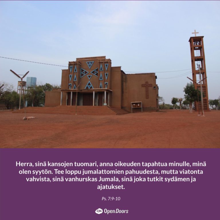 Burkina Faso rukous Ps. 7:9-10