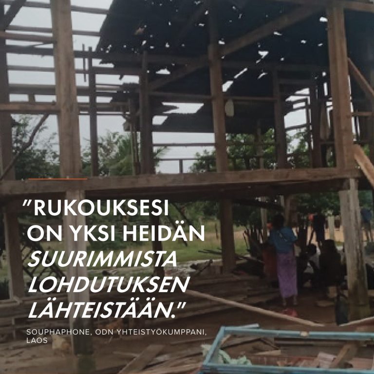 Kyläläiset polttivat Khouanen* ja Soulinnin* talot maan tasalle, koska he ovat uskovia. Heidän omaisuudestaan jäi jäljelle vain kasa tuhkaa. Paikallinen kumppanimme Souphaphone pyytää meitä rukoilemaan heidän puolestaan. Jätä rukouksesi alle. *Nimet muutettu turvallisuussyistä #laos #vainotutkristityt #vahingonteko