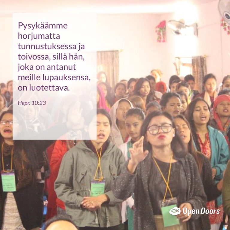 Nepal rukous Hepr. 10:23