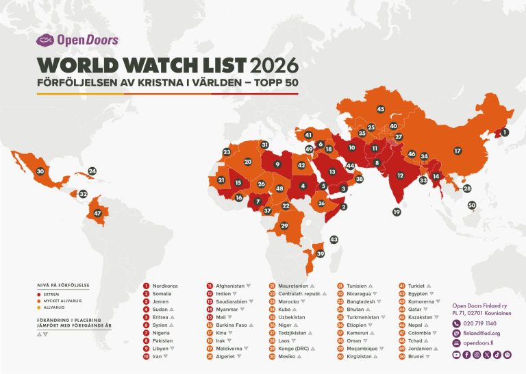 WWL2026 ODFI Svenska Top50 Map