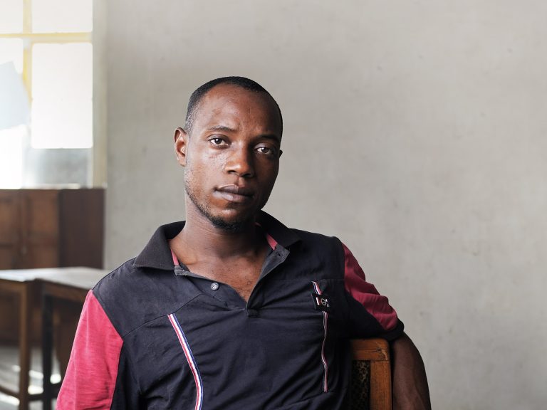 Abraham, a christian refugee from Nigeria