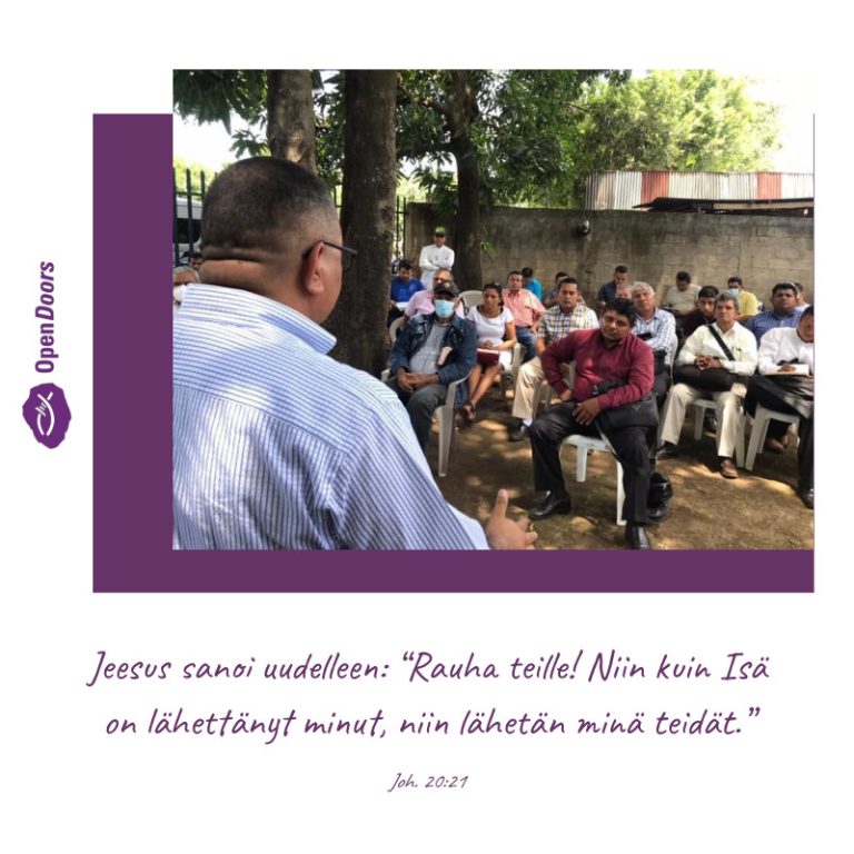 Nicaragua rukous Joh. 20:21