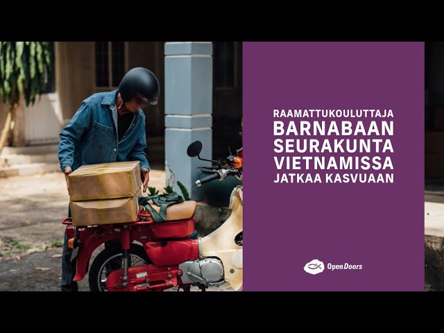 Raamattukouluttaja Barnabaan seurakunta Vietnamissa jatkaa kasvuaan