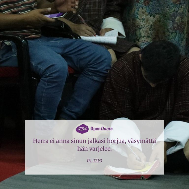 Bhutan rukous Ps. 121:3.