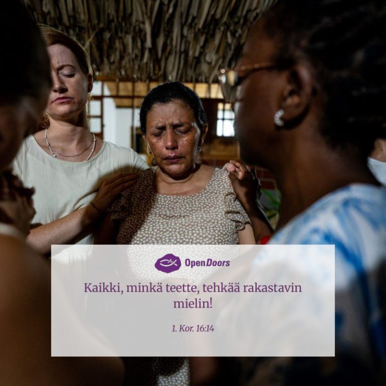 Suomi rukous 1. Kor. 16:14