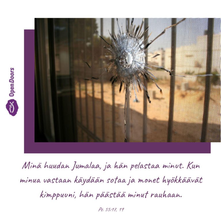 Palestiinalaisalueet rukous Ps. 55:17, 19