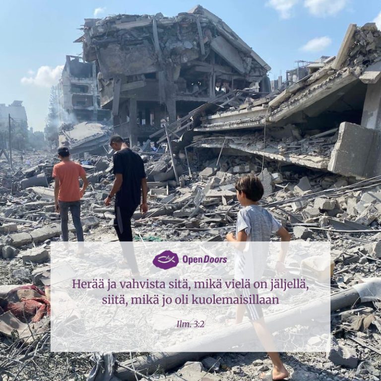 Palestiinalaisalueet rukous Ilm. 3:2