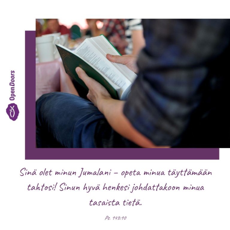Keski-Aasia rukous Ps. 143:10