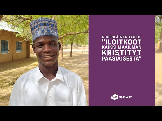 Nigeriläinen Tanko: ”Iloitkoot kaikki maailman kristityt pääsiäisestä”