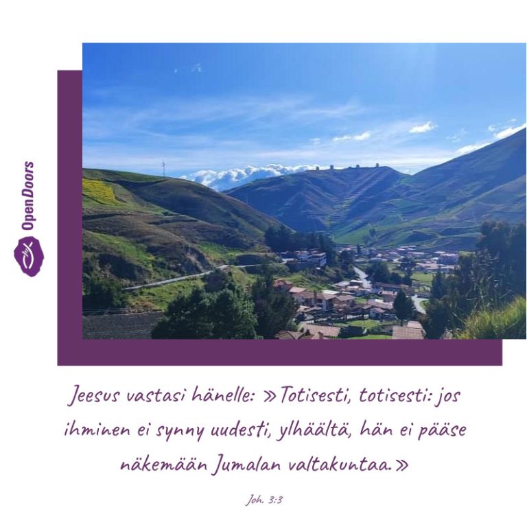 Venezuela rukous Joh. 3:3