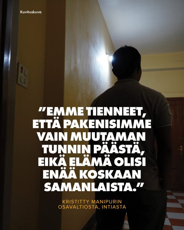 Manipurin kristityt kärsivät väkivallan jäljistä ja kaipaavat rauhaa Rukoilkaa tänään kanssamme Intian kristittyjen puolesta. He kärsivät edelleen vuonna 2023 Manipurin osavaltiossa tapahtuneen väkivallan seurauksista. Väkivalta syttyi enimmäkseen kristityn, Manipurissa vähemmistönä olevan Kuki-heimon ja Manipurin suurimman väestöryhmän, hinduenemmistöisen Meitei-kansan välillä. Tuhannet ihmiset joutuivat jättämään kotinsa, sadat kuolivat, taloja ja kokonaisia kyliä tuhoutui sekä satoja kirkkoja ryöstettiin ja poltettiin. Paikallisten kumppaniemme mukaan Manipurin osavaltio on edelleen murtunut ja jakautunut vielä kaksi vuotta väkivallan jälkeenkin. Rauha ja harmonia ovat vain kaukaisia unelmia. Pakolaiset ovat edelleen hajallaan ja kodittomina, ja epävarmuus varjostaa heidän toiveitaan kotiinpaluusta. Kiitämme rukouksistanne. #Intia #VainotutKristityt #Manipur #pakolaisuus #väkivalta #ihmisoikeudet #uskonnonvapaus #kristinusko #rukousaihe #OpenDoors