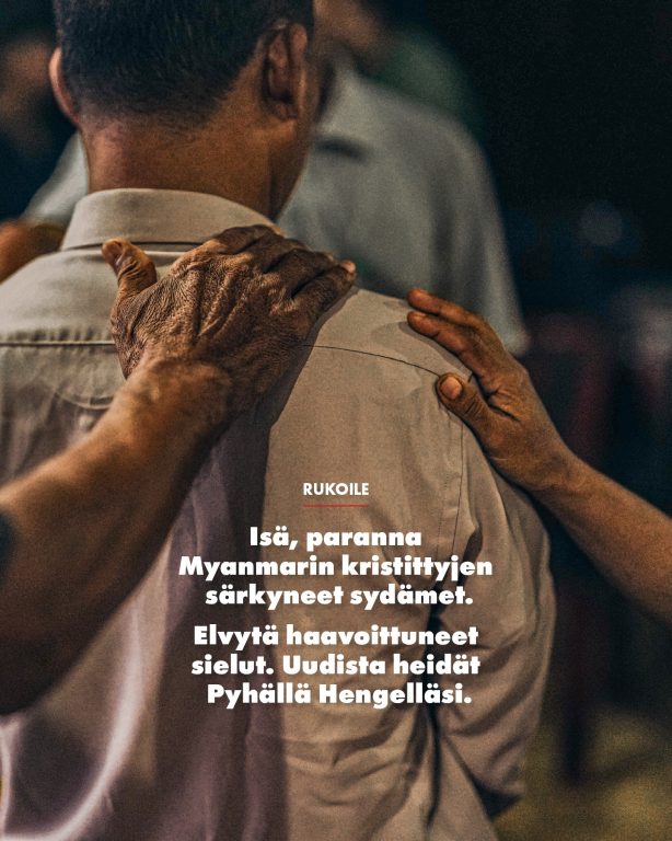 Myanmarissa sisällissotaa käytetään vainon välineenä. Vuosien konfliktin jälkeen pakenemaan joutuneet kristityt ovat uupuneita ja haavoittuvia. Rukoillaan yhdessä heidän puolestaan. 🙏 Voit jättää rukouksesi kommentteihin. #Myanmar #Sota #Rukouspyyntö #rukousaihe #pakolaiset #VainotutKristityt #uskonnonvapaus #OpenDoors