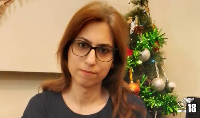 Iranilainen nainen.
