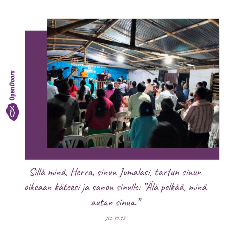 Kolumbia rukous Jes. 41:13