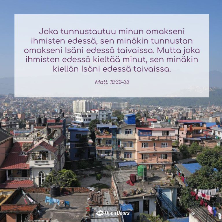 Nepal rukous Matt. 10:32–33