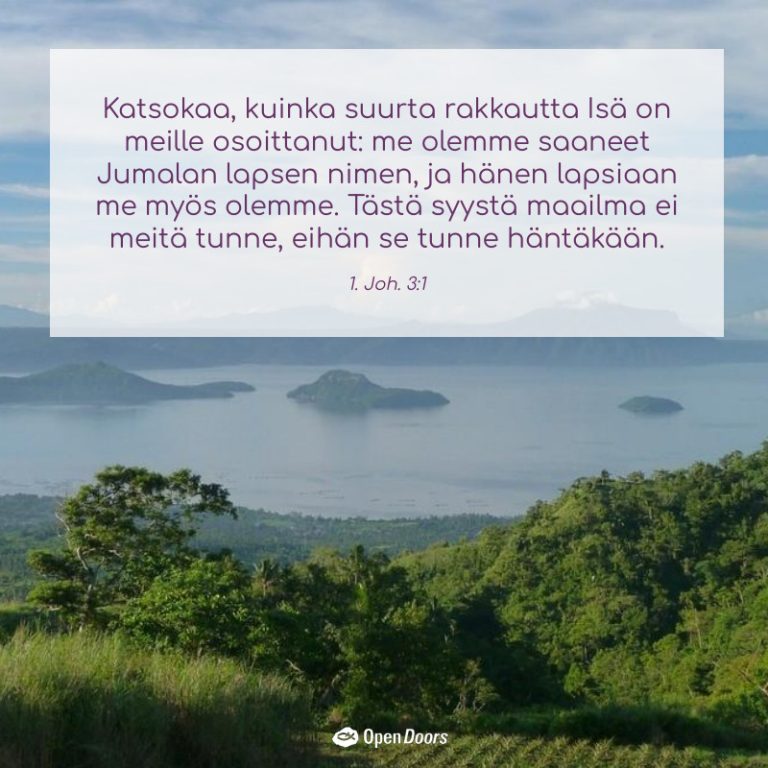 Filippiinit rukous 1. Joh. 3:1