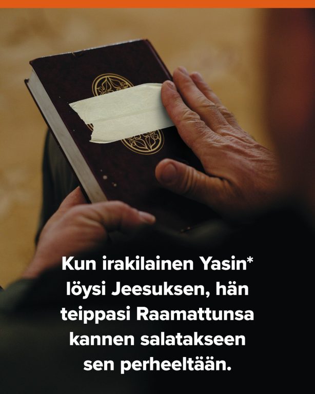 Yasin* ei voinut pitää löytämäänsä uskoa salaisuutena – mutta sen paljastaminen vaaransi kaiken. Hänen oli saatava jakaa löytämänsä aarre. Lue hänen uskomaton tarinansa: opendoors.fi/yasin, linkki biossa. #Irak #VainotutKristityt #uskonnonvapaus #ihmisoikeudet #OpenDoors
