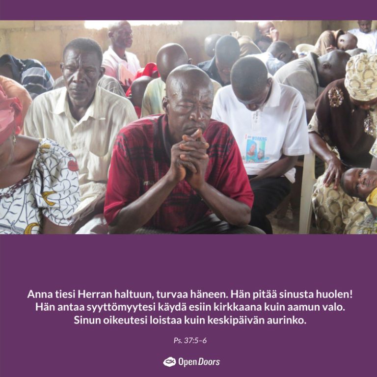 Nouse Afrikka rukous Ps. 37:5–6