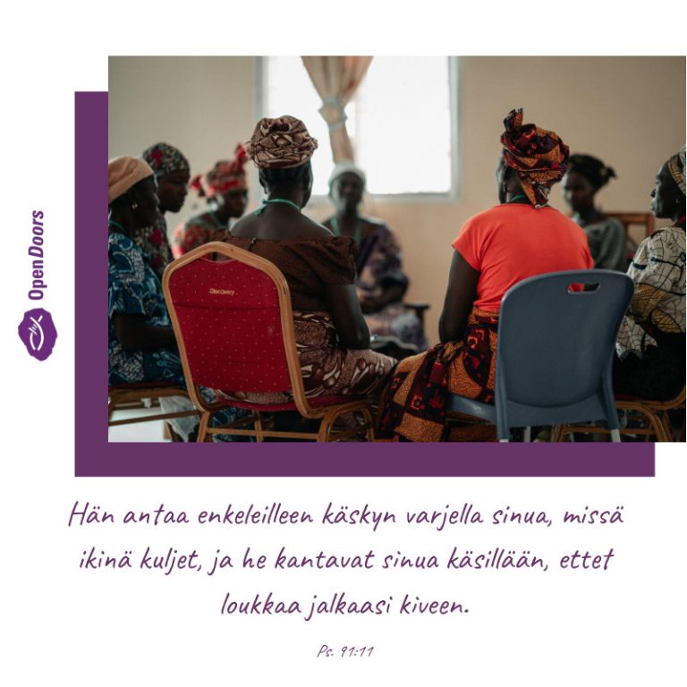 Nouse Afrikka rukous Ps. 91:11