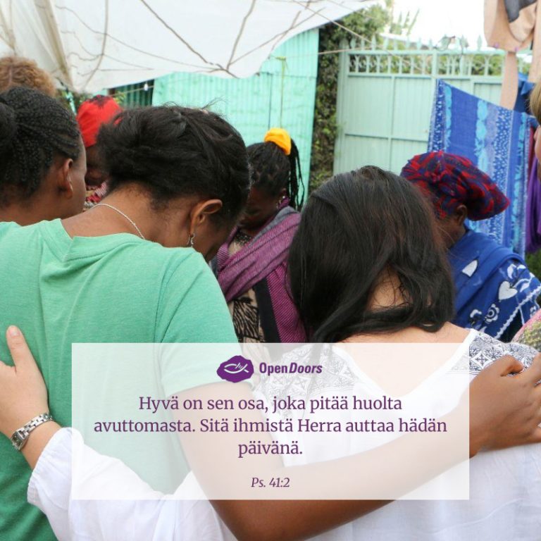 Nouse Afrikka rukous Ps. 41:2