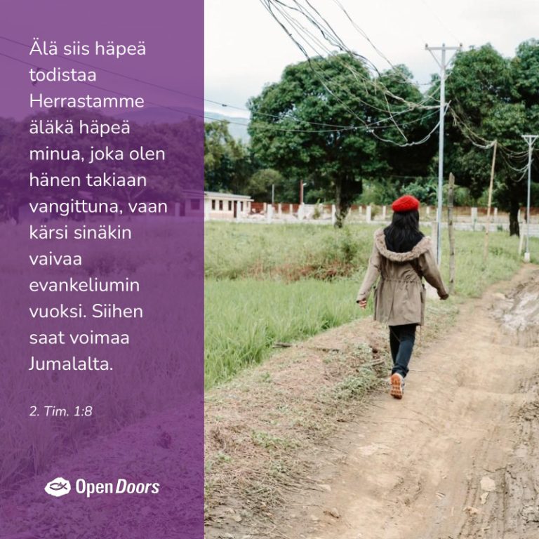 Pohjois-Korea rukous 2. Tim. 1:8