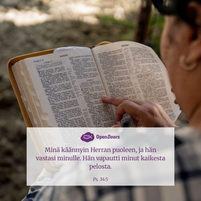 Keski-Aasia rukous Ps. 34:5