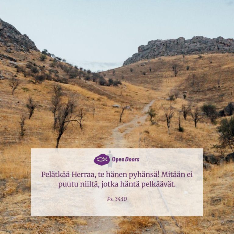 Keski-Aasia rukous Ps. 34:10