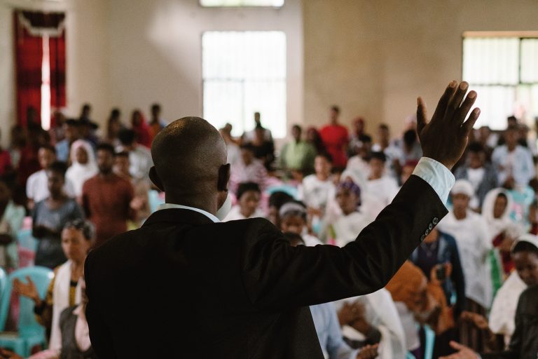 Ethiopians in a Church praising God
