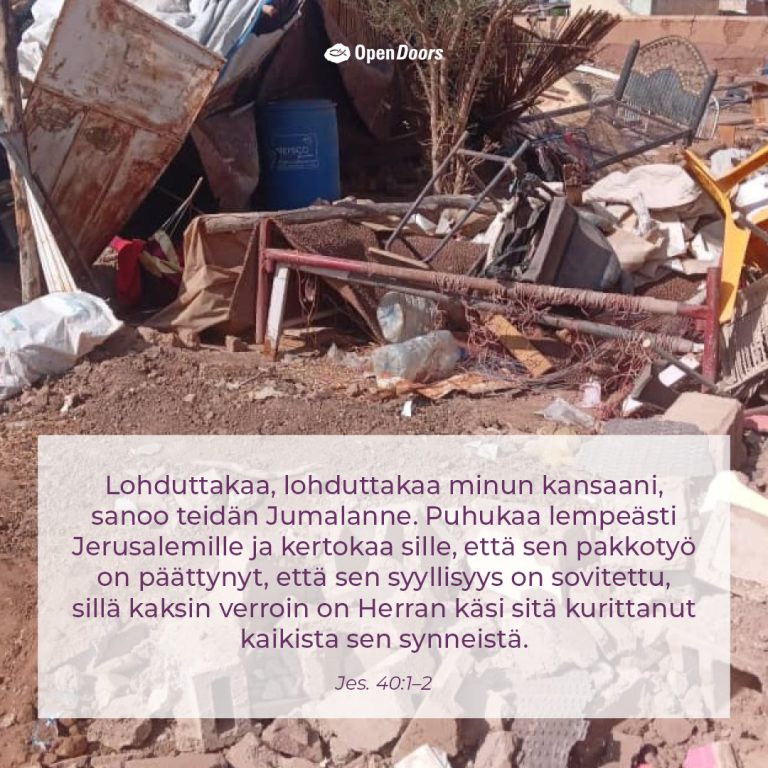 Sudan rukous Jes. 40:1–2