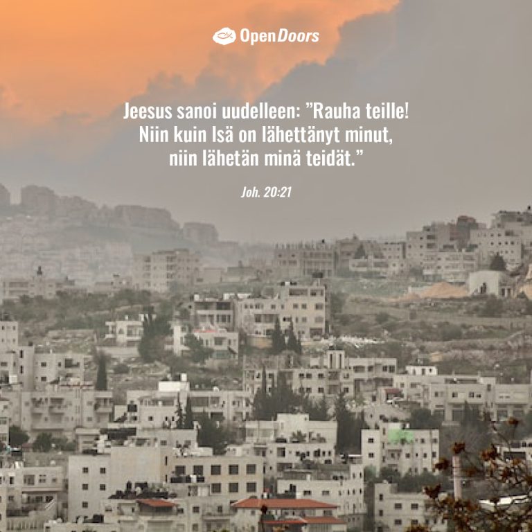 Gaza ja Israel rukous Joh. 20:21
