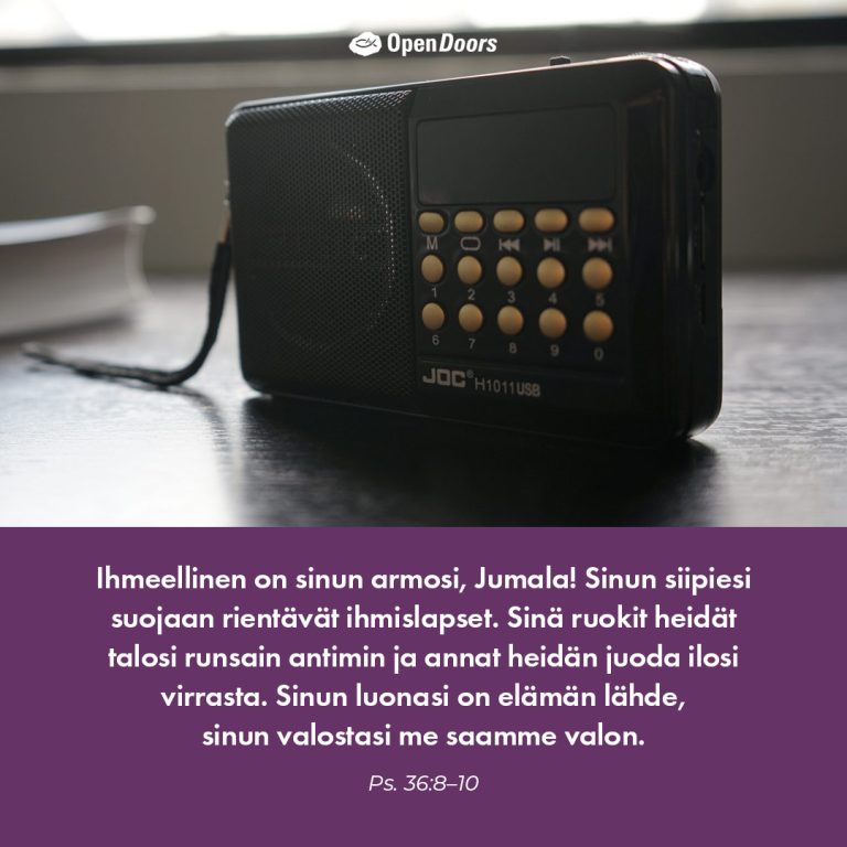 Malesia rukous Ps. 36:8–10