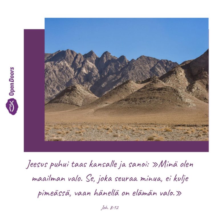 Afganistan rukous Joh. 8:12