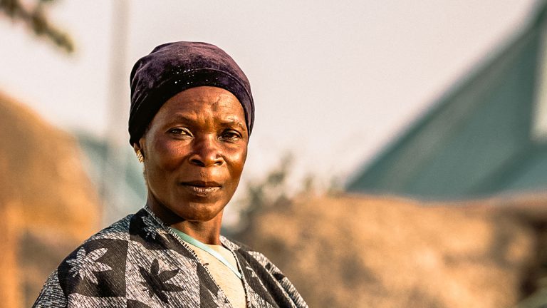 Afrikkalainen nainen.