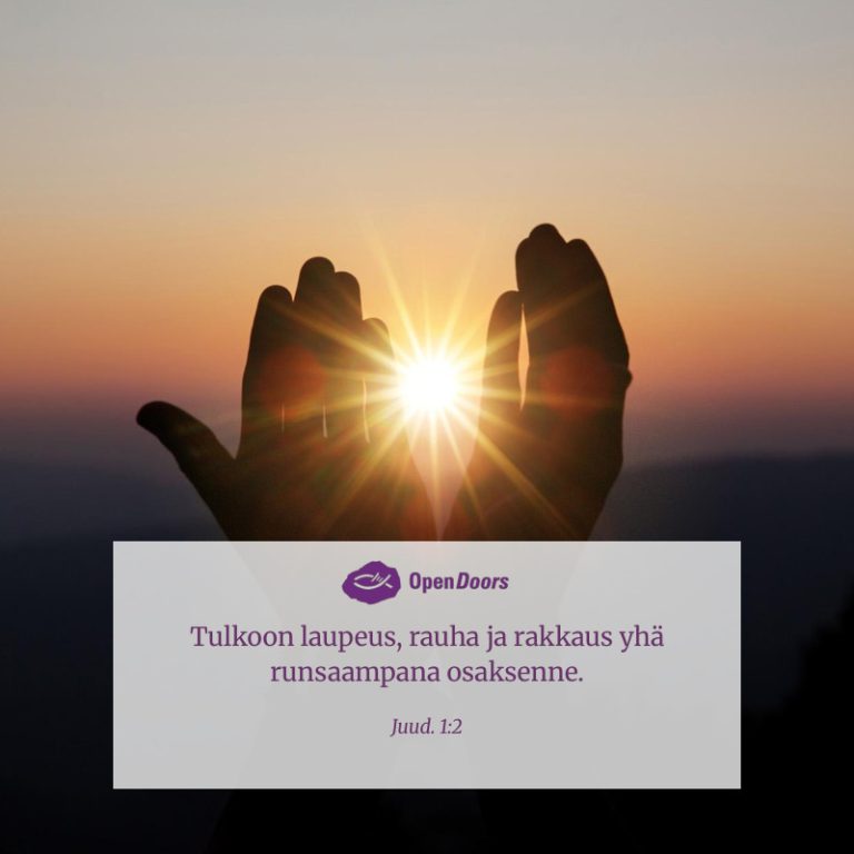 Kansainvälinen rukous Juud. 1:2