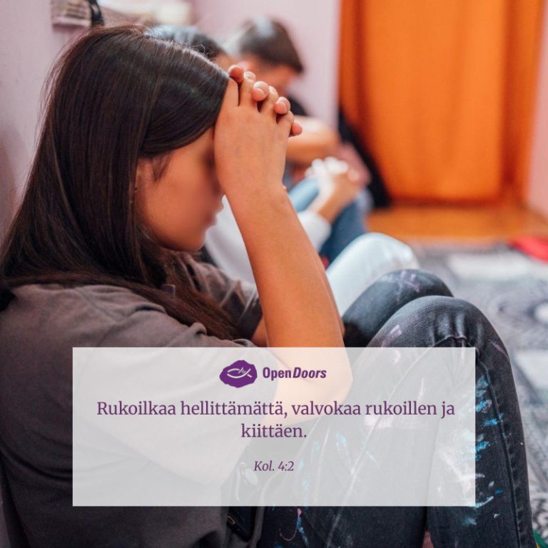 Suomi rukous Kol. 4:2