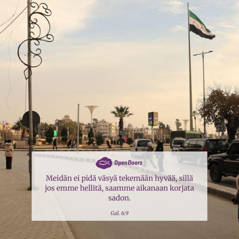 Syyria rukous Gal. 6:9