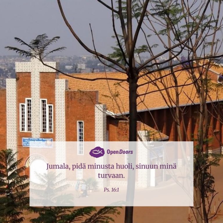 Saharan eteläpuolinen Afrikka rukous Ps. 16:1